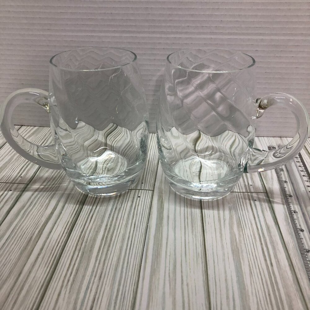 Set of 2 Crystal Steins